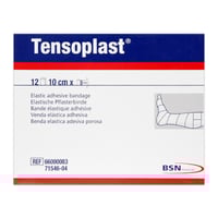 Tensoplast 10 cm x 4,5 Meter: Elastische Klebebinde (Box 12 Einheiten) Tensoplast 10 cm x 4,5 Meter: Elastische Klebebinde (Box 12 Einheiten)